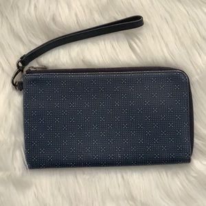 TOD’S UNISEX WOMEN OR MEN TRAVEL WALLET WITH STRAP